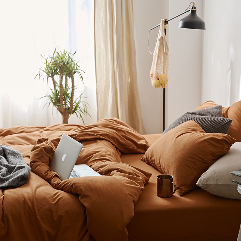 Parure de lit en coton – Style simple et moderne