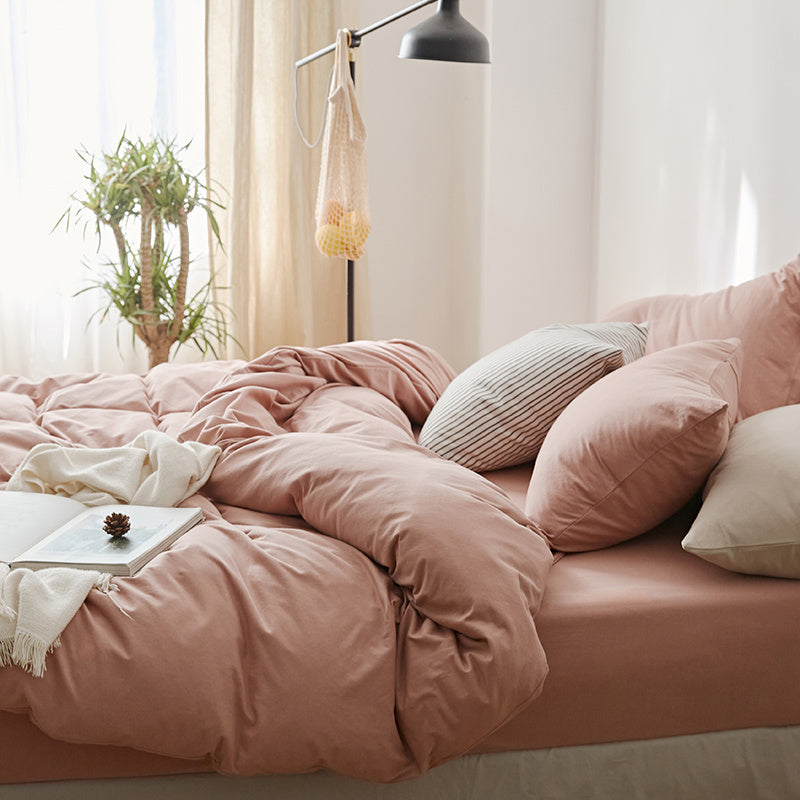 Parure de lit en coton – Style simple et moderne