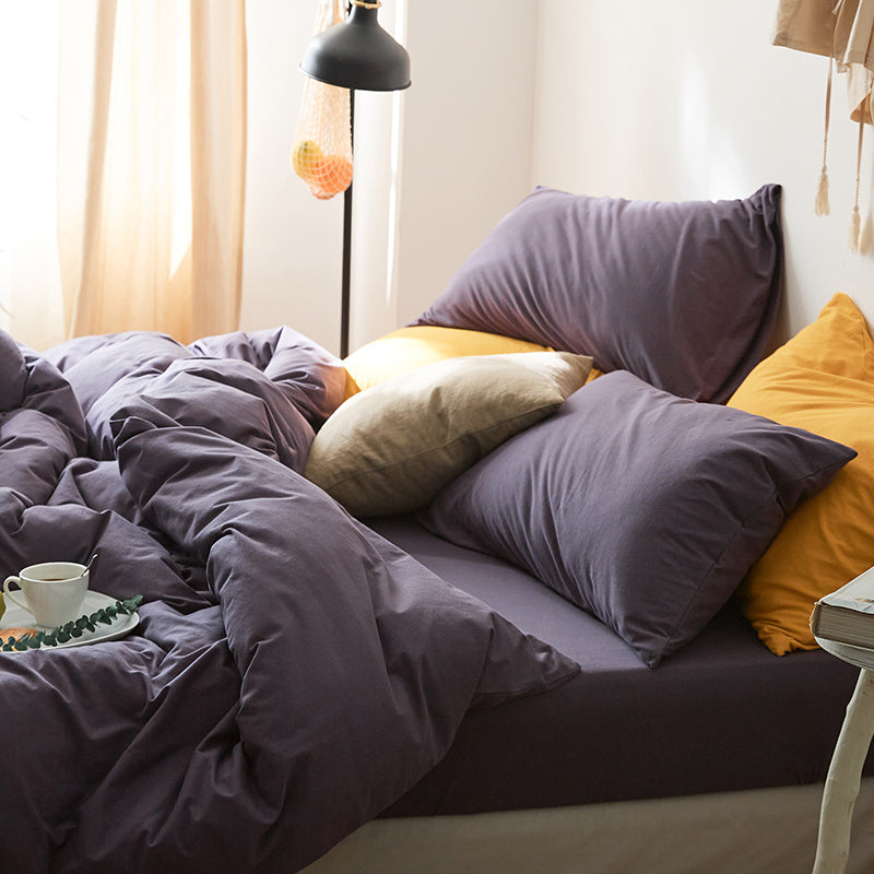 Parure de lit en coton – Style simple et moderne