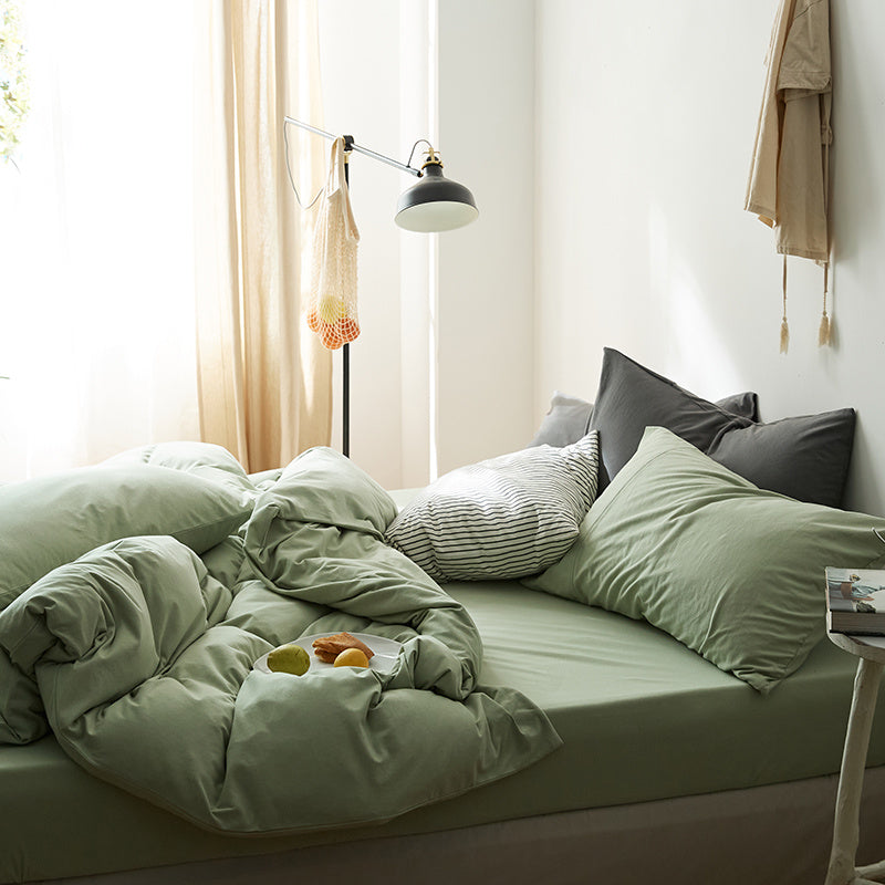 Parure de lit en coton – Style simple et moderne