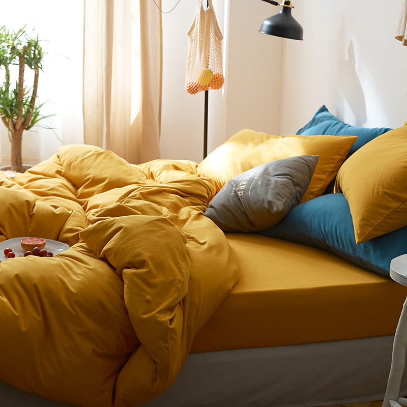 Parure de lit en coton – Style simple et moderne