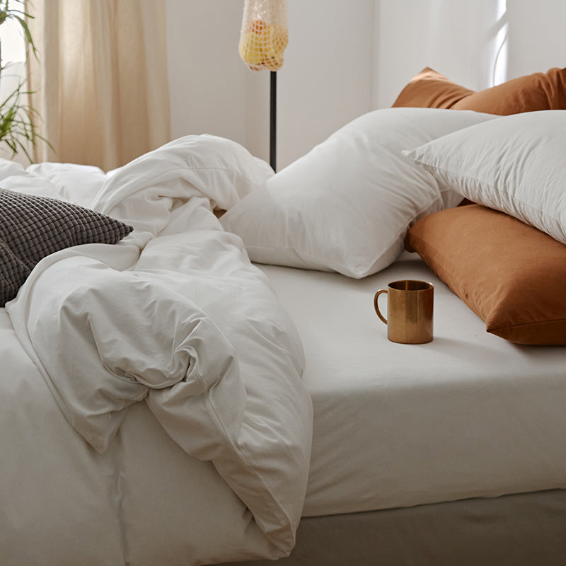 Parure de lit en coton – Style simple et moderne