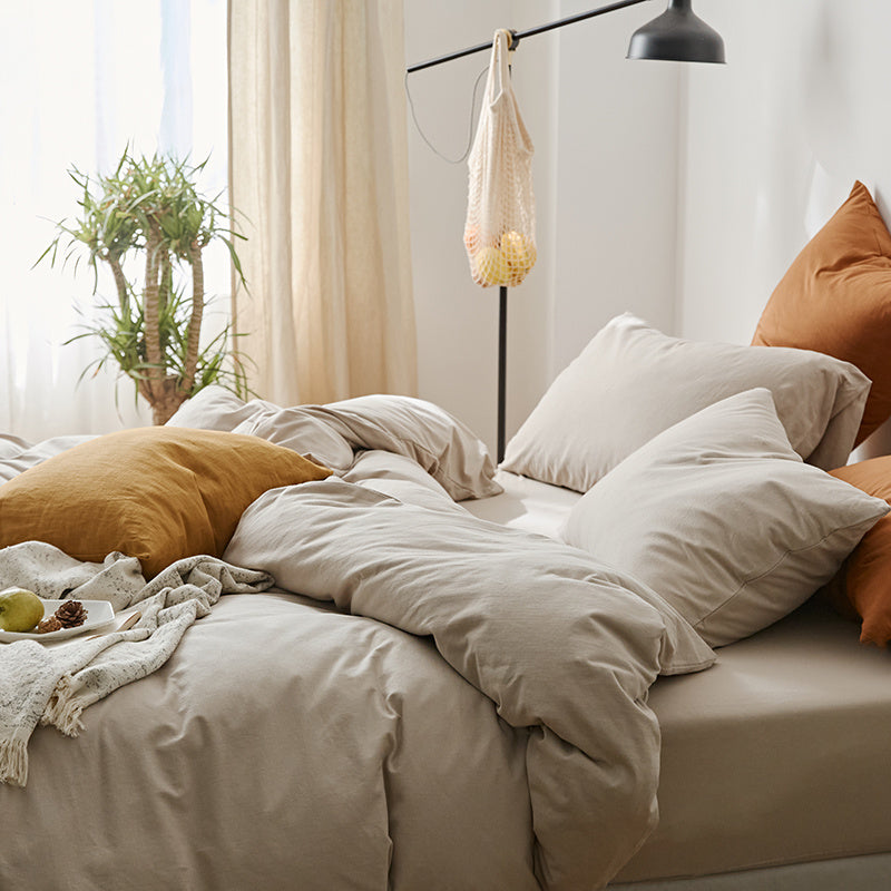 Parure de lit en coton – Style simple et moderne