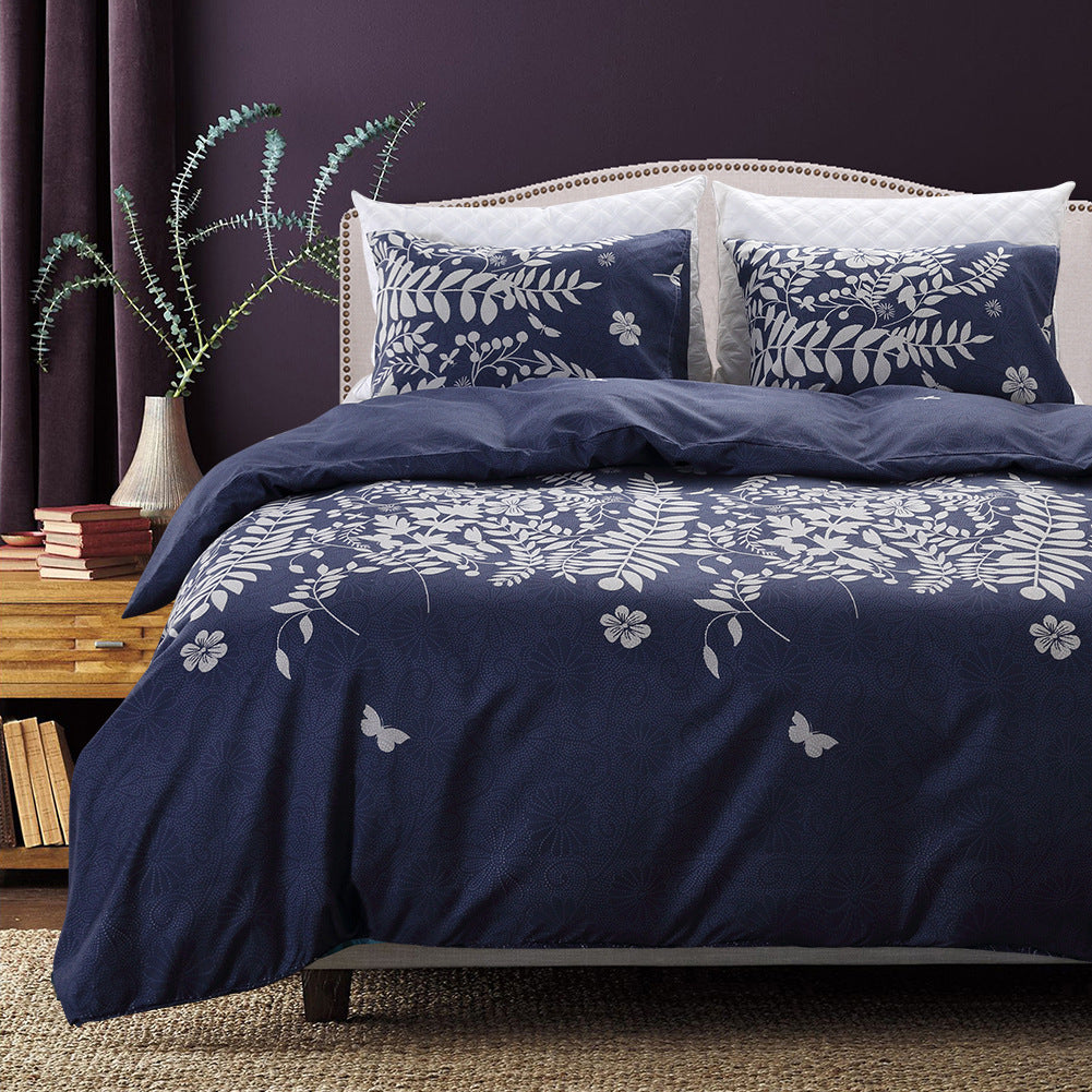 Ensembles de literie en coton – Style floral européen