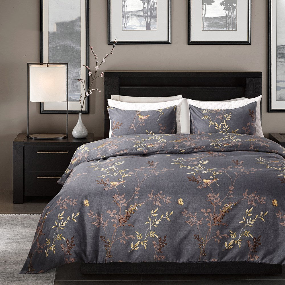 Ensembles de literie en coton – Style floral européen
